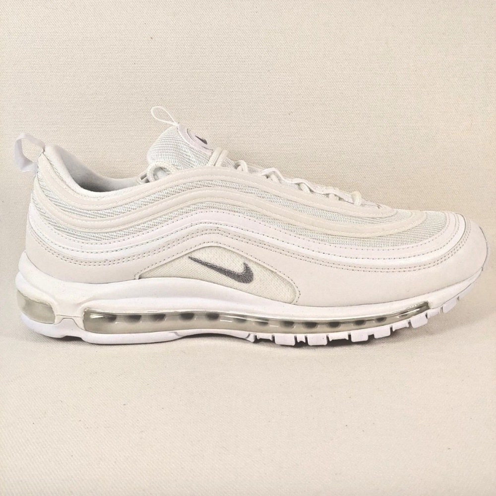 Nike Air Max 97 Triple White Sneakers - Picture 4 of 8